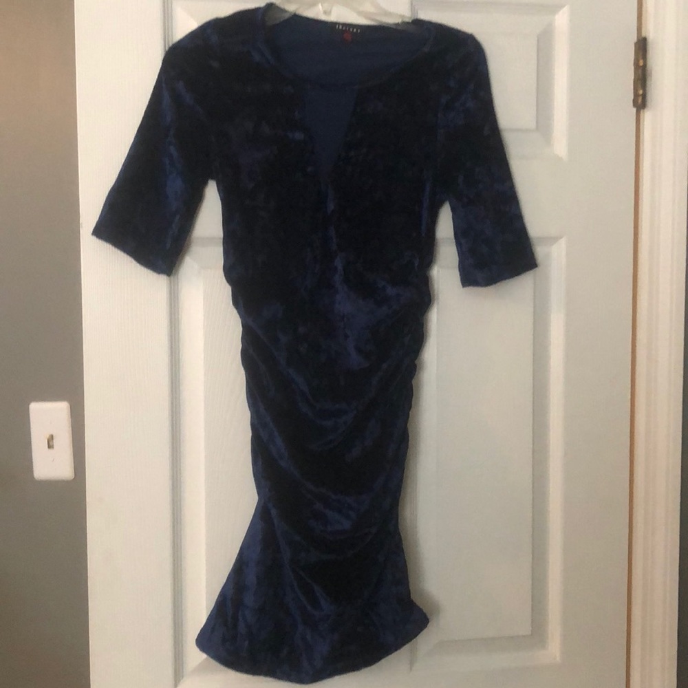 Blue dress